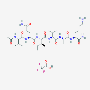 Chemical structure of Acetyl-PHF6YA amide