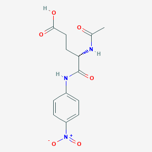 Chemical structure of Ac-Glu-pNA