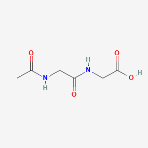 Chemical structure of Ac-Gly-Gly-OH