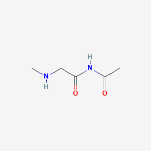 Chemical structure of Ac-Gly-NHMe