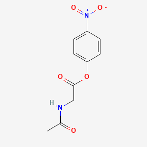 Chemical structure of Ac-Gly-ONp