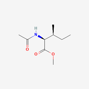 Chemical structure of Ac-Ile-OMe