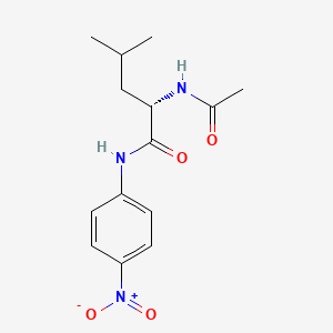 Chemical structure of Ac-Leu-pNA