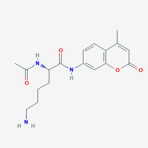 Chemical structure of Ac-Lys-AMC