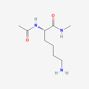 Chemical structure of Ac-Lys-NHMe