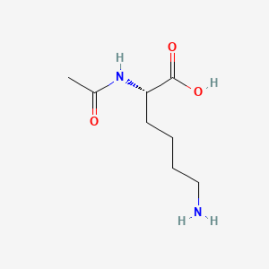 Chemical structure of Ac-Lys-OH