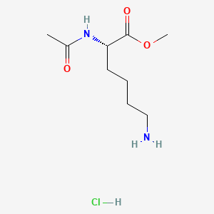 Chemical structure of Ac-Lys-OMe · HCl