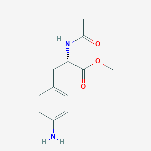 Chemical structure of Ac-p-amino-Phe-OMe