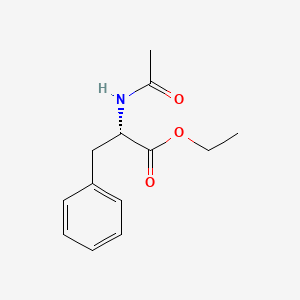 Chemical structure of Ac-Phe-OEt