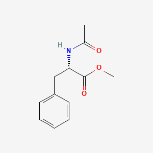Chemical structure of Ac-Phe-OMe
