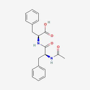 Chemical structure of Ac-Phe-Phe-OH