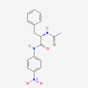 Chemical structure of Ac-Phe-pNA