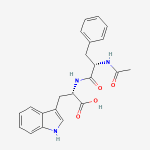Chemical structure of Ac-Phe-Trp-OH