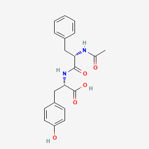 Chemical structure of Ac-Phe-Tyr-OH