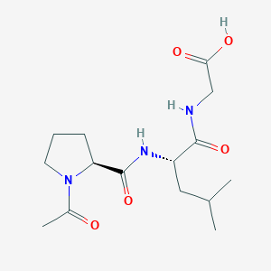 Chemical structure of Ac-Pro-Leu-Gly-OH