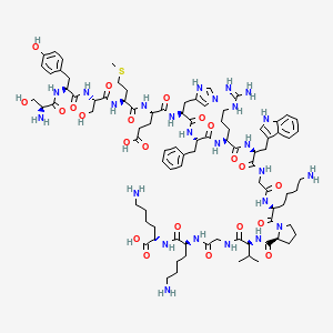 Chemical structure of ACTH (1-16)