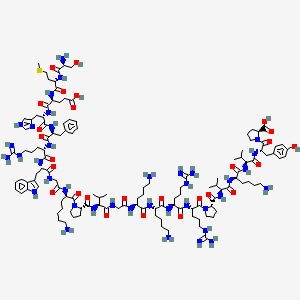 Chemical structure of ACTH (3-24) (human, bovine, rat)
