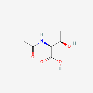 Chemical structure of Ac-Thr-OH
