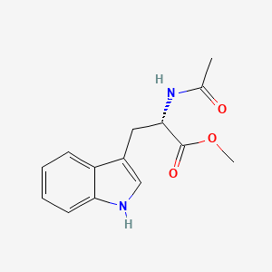 Chemical structure of Ac-Trp-OMe