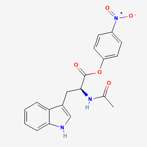 Chemical structure of Ac-Trp-ONp