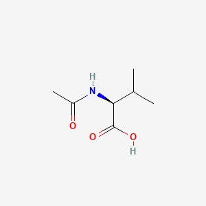 Chemical structure of Ac-Val-OH