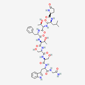 Chemical structure of Cardioacceleratory peptide-2