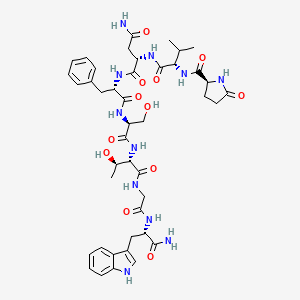 Chemical structure of Adipokinetic Hormone G (Gryllus bimaculatus)