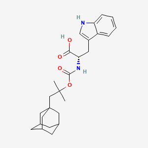 Chemical structure of Adpoc-Trp-OH