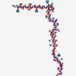 Chemical structure of Adrenomedullin (rat)