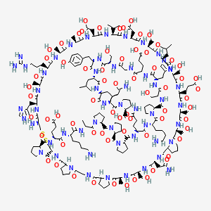 Chemical structure of Adropin (34-76) (human, mouse, rat)