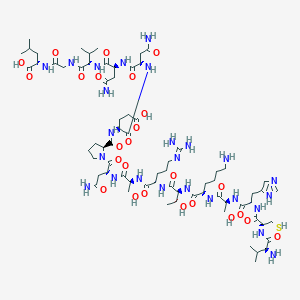 Chemical structure of H-Vchsktrsnpennvgl-OH