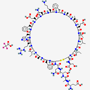 Chemical structure of Amyloid Bri Protein (1-23)
