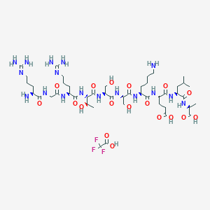 Chemical structure of Amyloid Precursor Frameshift Mutant C-Terminal Peptide