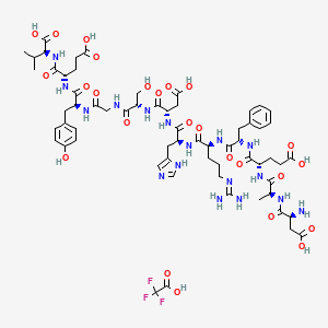 Chemical structure of Amyloid β-Protein (1-12)
