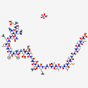 Chemical structure of Amyloid β-Protein (11-42)