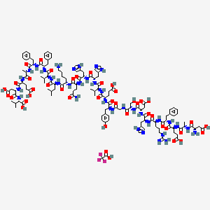 Chemical structure of Amyloid β-Protein (1-24)