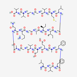 Chemical structure of Amyloid β-Protein (17-40)