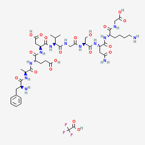 Chemical structure of Amyloid β-Protein (20-29)