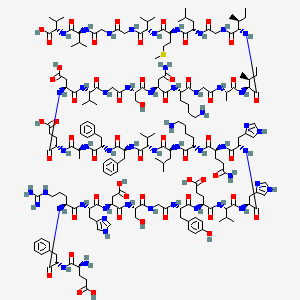 Chemical structure of Amyloid β-Protein (3-40)