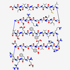 Chemical structure of Amyloid β-Protein (3-42)