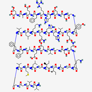 Chemical structure of Amyloid β-Protein (40-1)