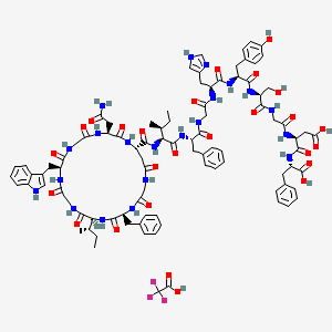 Chemical structure of Anantin (linear sequence)
