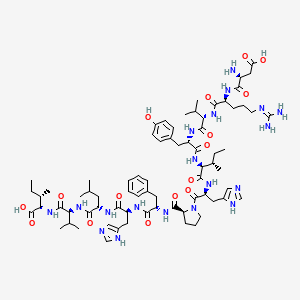 Chemical structure of Angiotensin (1-12) (human)