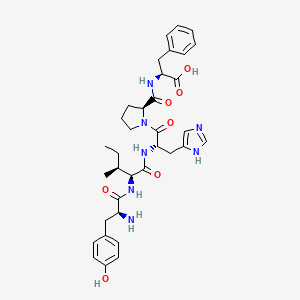 Chemical structure of Angiotensin I/II (4-8)