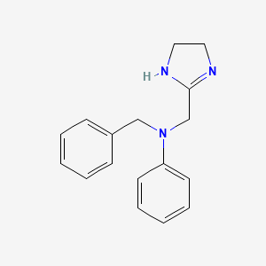Chemical structure of Antazoline