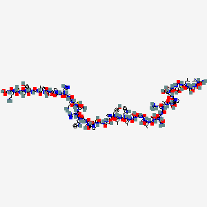Chemical structure of Anthopleurin-A