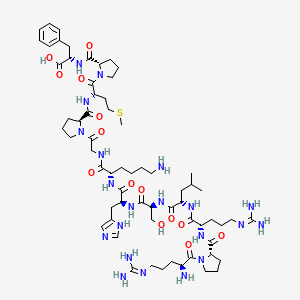 Chemical structure of Apelin-12 (human, bovine, mouse, rat)