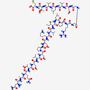 Chemical structure of Asn-Ala-Intercellular Adhesion Molecule 1 (1-21) (human)