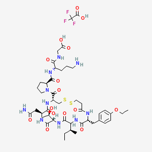 Chemical structure of Atosiban (free acid)