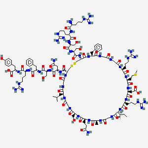 Chemical structure of Atrial Natriuretic Factor (3-28) (human, bovine, porcine)